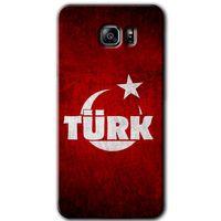 Potkal Hediye Fabrikası Samsung Galaxy Note 5 Kılıf HD Desen Baskılı Arka Kapak - Ayyıldız Türk