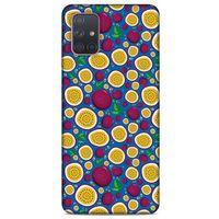 Frutix Passion Fruit 01 Samsung Galaxy A71 Kılıf Desenli Silikon