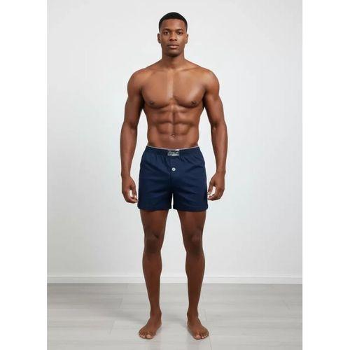 Huma One Erkek Havlu Bel Düz Boxer Battal Boy 3xl Lacivert Renk