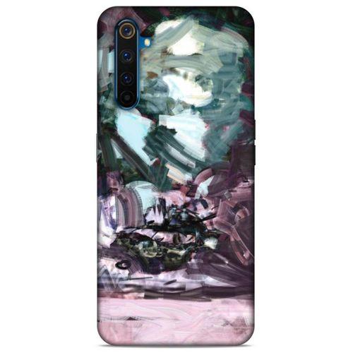 Lopard Oppo Realme 6 Pro Uyumlu Kılıf Soyut Sanat (39) Baskılı Liquid Crystal Kılıf