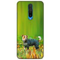 Xiaomi Redmi K30 5G Kılıf Köpek Kıyafetleri (26) Tpu Silikon Kılıf Jack Russell Yağmurluk