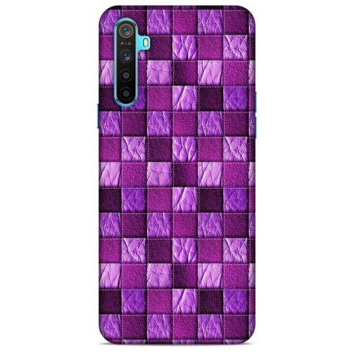 Oppo Realme 6i Kılıf Patchwork (5) Koruma Kabı Fuşya
