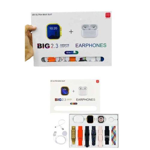 Akıllı Saat Bluetooth Kulaklık Hediyeli Bildirim Görme Sesli Görüşme Çoklu Kordon