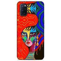 Lopard Oppo A72 Uyumlu Kılıf Sürreal Yüzler ♀ (10) Full Koruma Kılıfı Desenli