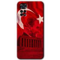 Redmi Note 11s 5G Global Kılıf HD Desen Baskılı Arka Kapak - Anıtkabir Atatürk + Kırılmaz Cam