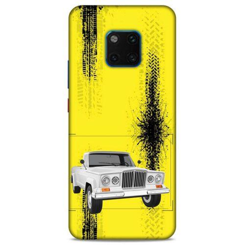 Lopard Huawei Mate 20 Pro Uyumlu Kılıf PickUpX (16) Kalın Kılıf Kaymak Beyaz