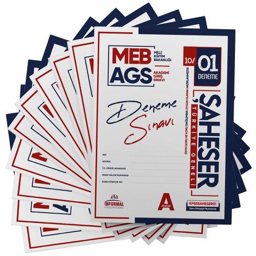 2025 MEB AGS Şaheser DENEME Paketi YENİ SİSTEM 10lu KURUMSAL Çözümlü Deneme(TG Mobil Değerlendirme)