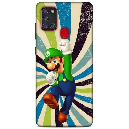 Lopard Samsung Galaxy A21s Uyumlu Kılıf GameX (13) Silikon Kap Yeşil