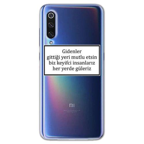 Xiaomi Mi 9 SE Kılıf HD Yazı Baskılı Silikon Arka Kapak - Yazı 4