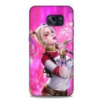 Samsung Galaxy S7 Edge Uyumlu Kılıf Harley Quinn (4) Koruma Kılıfı Fuşya