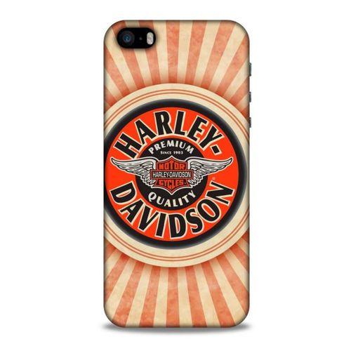 Apple Iphone 5 Uyumlu Kılıf Motorsiklet (43) Thin Fit Kılıf Harley