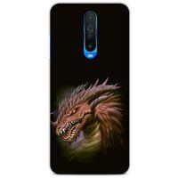 Xiaomi Poco X2 Kılıf Dragons (18) Telefon Kılıfları Kahverengi Ejderha