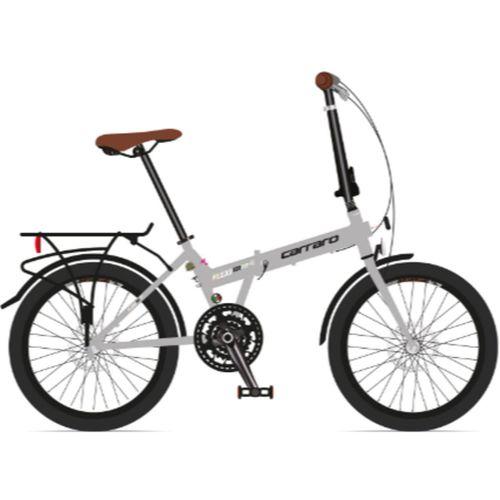 Carraro Flexi 121 D Katlanır Bisiklet Mat Navy Mavi-Siyah Kahve