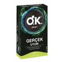 Okey Prezervatif Gerçek Uyum 12'li
