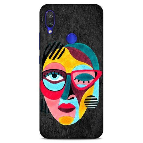 Lopard Xiaomi Redmi Note 7 Uyumlu Kılıf Sürreal Yüzler ♀ (11) Tam Koruma Baskılı