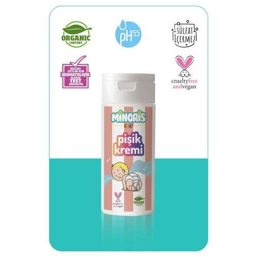 Minoris Baby Pişik Kremi 55 Gr, Bebekler İçin Güvenli ve Etkili Pişik Kremi