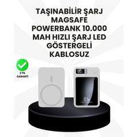 5000mah / 10000mah Kapasiteli Manyetik Usb-c Ve Kablosuz Powerbank