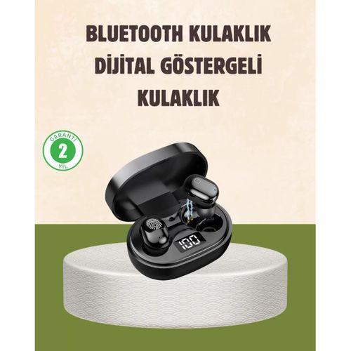 Led Ekranlı Şarjlı Kablosuz Kulak İçi Kulaklık