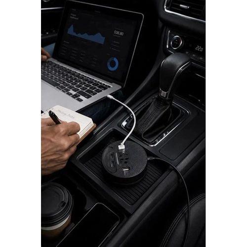 Araç Şarj Aleti Çakmaklık İnvertör & Şarj Cihazı 220v Priz+usb & Type-c Araba Çakmaklık