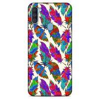 Samsung Galaxy A11 Kılıf Desenli Özel Seri Tüyler (34) Slim Armor Kılıf