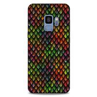Samsung Galaxy S9 Kılıf Dragons (6) Silikon Kılıf Ejderha Skin Çok Renkli