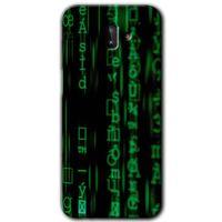 Potkal Hediye Fabrikası Samsung Galaxy J6 Plus Kılıf HD Desen Baskılı Arka Kapak - Matrix
