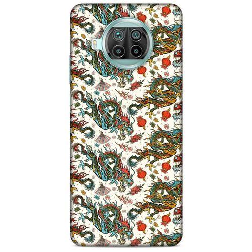 Xiaomi Mi 10T Lite 5G Kılıf Dragons (20) Koruyucu Kılıf Ejderha Japon