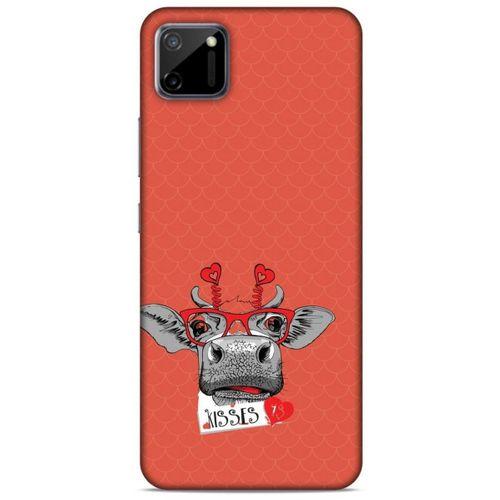 Animax Cute Cow Oppo Realme C11 Kılıf Desenli Silikon