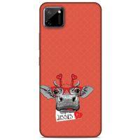 Animax Cute Cow Oppo Realme C11 Kılıf Desenli Silikon