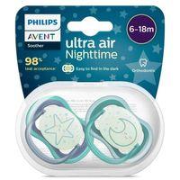 Philips Avent Philips Avent Ultra Air Gece Emzik 6-18 Ay Erkek