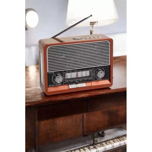 Nostaljik Radyo Usb,aux Ve Sd Kart Girişli Bluetooth Bağlantılı