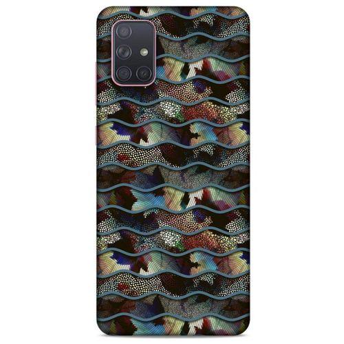 Samsung Galaxy A71 Kılıf Baskılı Özel Seri Taşlı (34) Slim Armor Kılıf