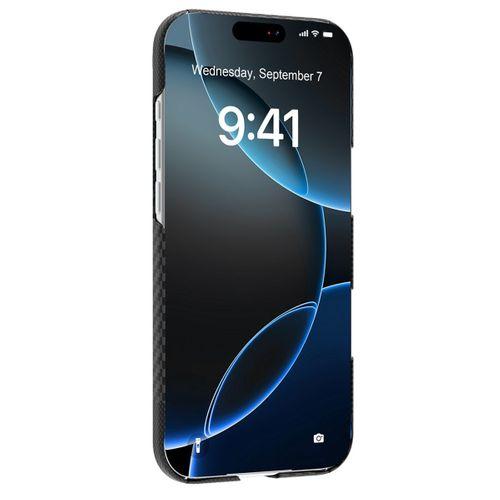 Apple iPhone 17 Air Kılıf M-safe Şarj Özellikli 600D Metal Kamera Çerçeveli Raptic Aramid Fiber Geotik Serisi Kapak