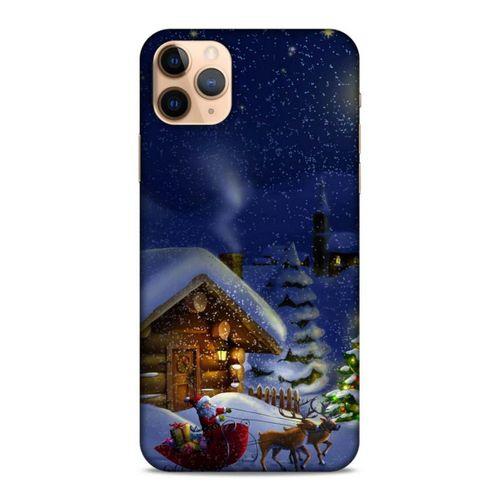 Lopard Apple Iphone 11 Pro Uyumlu Kılıf Gece'S (24) Darbe Emici Kılıf Kar Manzara