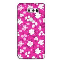 LG K40S Uyumlu Kılıf Pembe Delisi (7) Telefon Kılıfı Çiçekli
