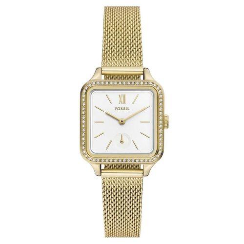 Fossil FBQ3972 Quartz Çelik Hasır 28 mm Kadın Kol Saati