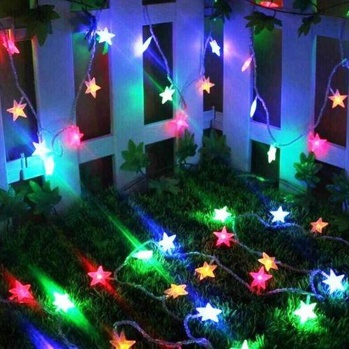 VIP PROFESYONEL 50 METRE RENKLİ YILDIZ LED IŞIK ULTRA PARLAK LED IŞIK YILBAŞI AĞACI IŞIĞI MODLU 220V