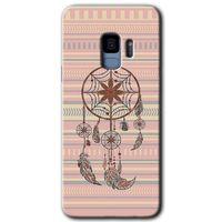 Potkal Hediye Fabrikası Samsung Galaxy S9 Kılıf HD Desen Baskılı Arka Kapak - Mandala Retro