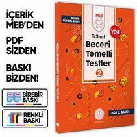 2026 6 Sınıf MEB Beceri Temelli Testler 2  Kitap Örnek Soru Bankası (Renkli Baskı) BASKI ÜCRETİ