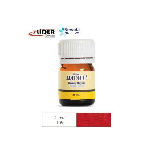 Kumaş Boyası 25ml Kırmızı 10 A - 105 Ücretsiz Kargo