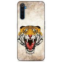 Lopard Oppo Realme 6 Uyumlu Kılıf Tattoo's (4) Koruma Kılıfı Kaplan Dövmesi