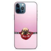 Apple iPhone 12 Pro Max Kılıf Köpek Kıyafetleri (5) Koruma Kabı Yavru Pug Çanta
