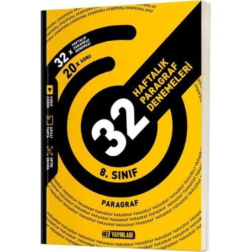 8. Sınıf Paragraf 32 Haftalık Deneme Hız Yayınları