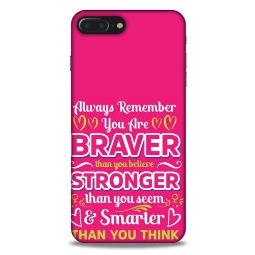 Apple Iphone 7 Plus Uyumlu Kılıf Pembe Delisi (50) Shockproof Kılıf Writing