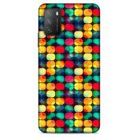 Lopard Xiaomi Poco M3 Uyumlu Kılıf Geometrix (56) Silikon Kılıf