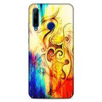 Lopard Huawei Y6P Uyumlu Kılıf Manipülasyon ☻ (37) Silicone Cover Baskılı