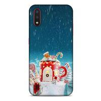 Samsung Galaxy A01 Kılıf Snowix (13) Silikon Kap Kırmızı