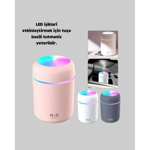 Led Işıklı Usb Nemlendirici – Sürekli Ve Aralıklı Püskürtme Modu