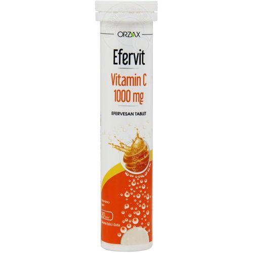 ORZAX Orzax Efervit Vitamin C 1000 mg 20 Efervesan Tablet 8697595871454