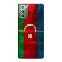 Samsung Galaxy Note 20 Uyumlu Kılıf Azarbaijan (43) Thin Fit Kılıf Bayrak Manzara